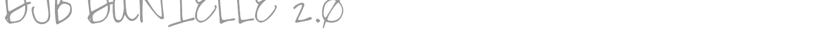 DJB Danielle 2.0 font preview